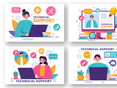 13 Technical Support System Illustration
