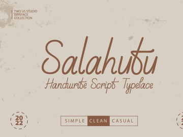 Salahutu - Handwrite Script preview picture