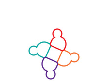 Community, network and social icon design template