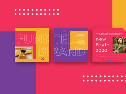 Funstel Puzzle Instagram Feed Template