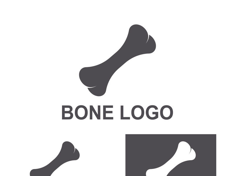 Bone logo design.logo for nursing, medical, orthopedic.