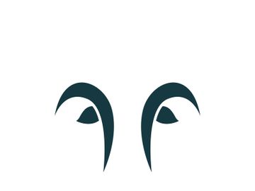 Retro vintage bull head horns logo design. preview picture