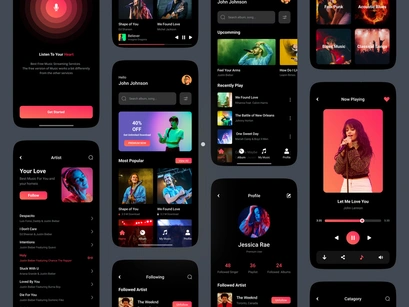 Music App UI Kit