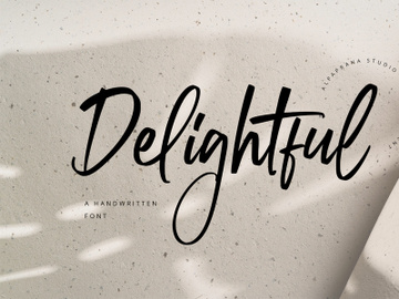 Delightful - Handwritten Font preview picture