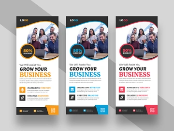 Marketing Agency Roll Up Standee Banner Ver-7 preview picture