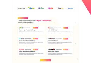 Alax Smith - Personal Resume PSD Template
