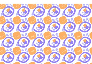 Abstract Geometric Seamless Pattern Minimal Shape