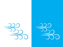 Wind icon vector illustration design template