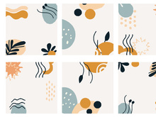 abstract botanical background