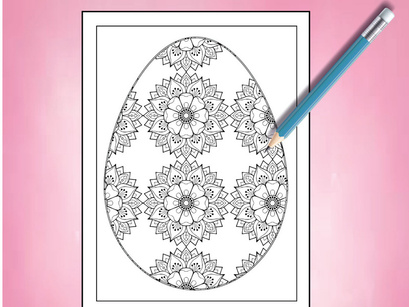 50 Mandala Easter Coloring Pages