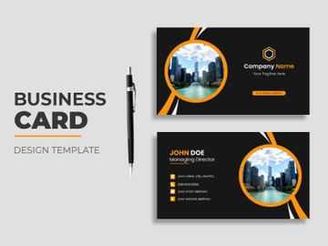 Corporate Business Card Template preview picture