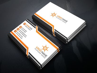 Clean And Minimal Business Card Design Template