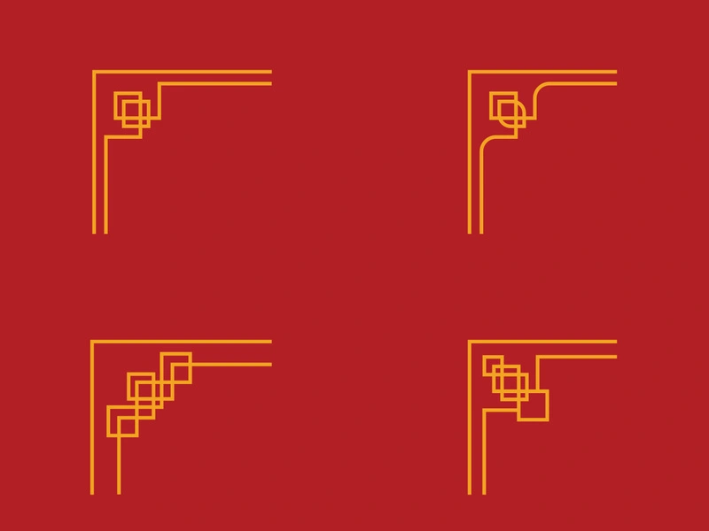 Chinese border illustration