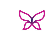 Beauty Butterfly Vector icon design