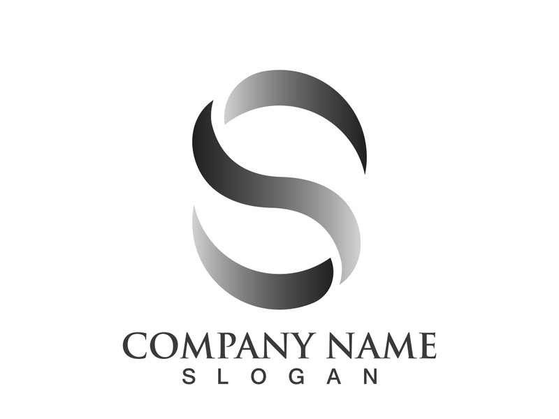 Business corporate S letter logo design vector
