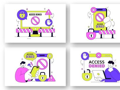 10 Access Denied Illustration