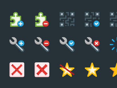 Essential Flat UI Icons