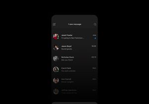 Design Concept: Chat app (Free Adobe XD) 