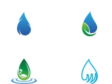 Water drop Logo Template vector