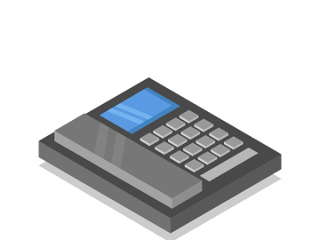 isometric business phone preview picture