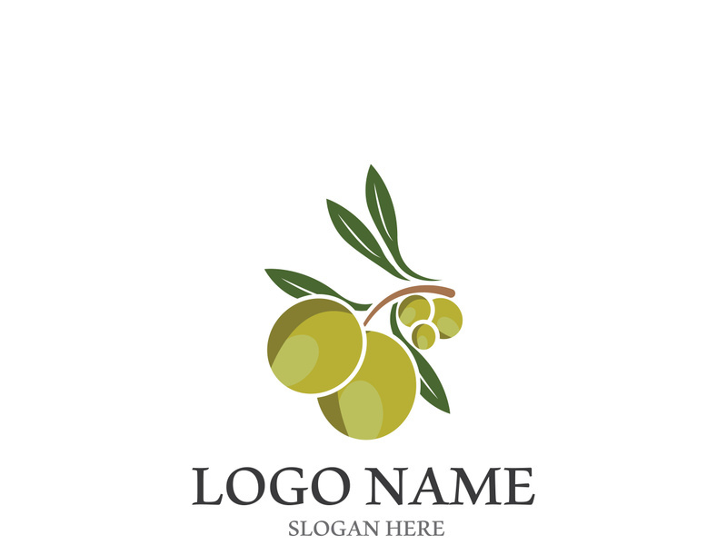 olive icon vector illustration design template
