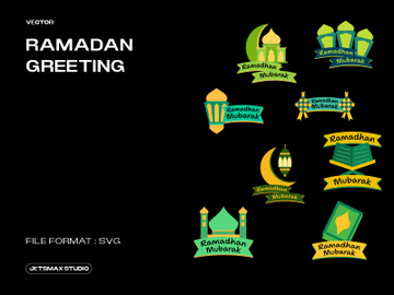 Ramadan Greeting SVG preview picture