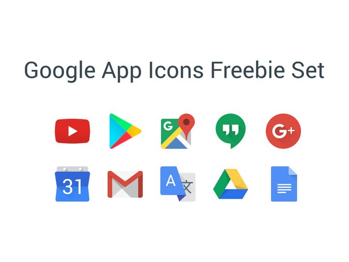 Google Apps Icons