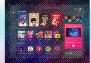 FM Music - Music Player Dashboard Saas App