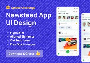 News Feed App UI Design