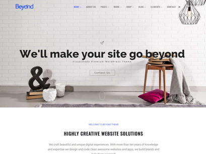 Beyond All-in-One WordPress Theme