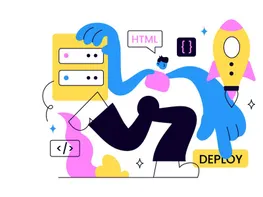 6 Web Development Illustration Vorschaubild