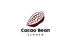 Cacao Logo, Cocoa Fruit Plant Logo