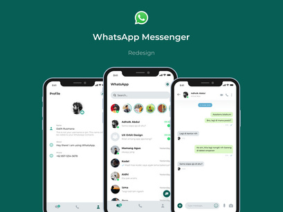 WhatsApp Redesign Concept