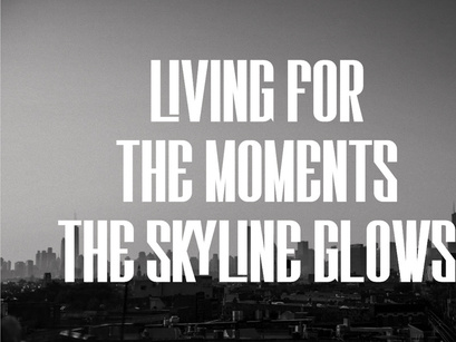 Skylines - Modern Sans Serif Font