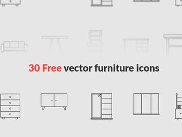 30 Free Furniture Icons preview picture