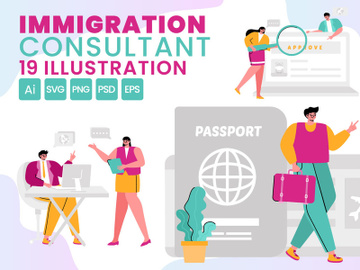 19 Immigration Consultant Illustration preview picture