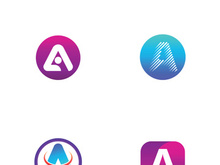 modern and creative initial letter A logo.