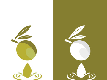 Extra virgin olive oil logo icon design vector illustration preview picture