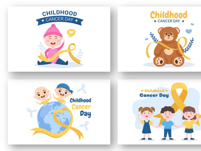 10 International Childhood Cancer Day Illustration