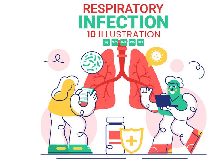10 Respiratory Infection Illustration