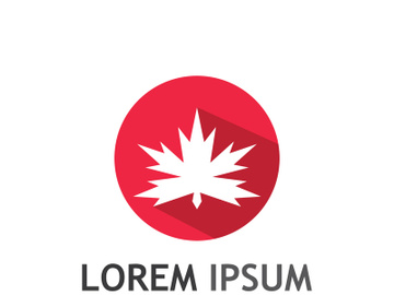Maple leaf logo design with creative idea preview picture