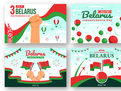 12 Belarus Independence Day Illustration