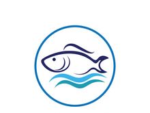 Fish logo template. Creative vector symbol