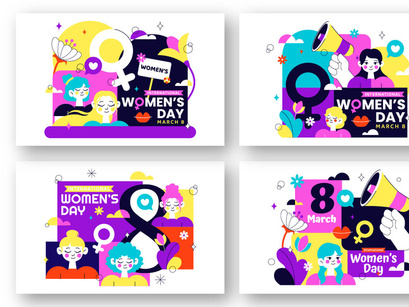 10 International Women's Day Illustration