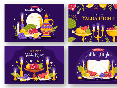 13 Happy Yalda Night Illustration