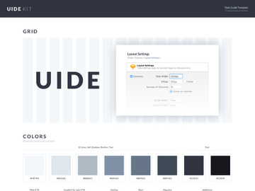 UIDE Style Guide UI Kit preview picture
