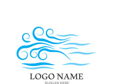 Wind icon vector illustration design template