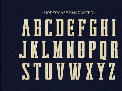 Varsity Holiday - Condensed Slab Serif