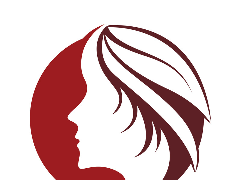 Women beauty, salon, spa, hair minimalist logo design inspiration