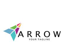 Arrow vector illustration icon Logo Template design